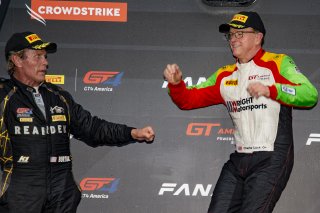 Podium, SRO America, Indianapolis Motor Speedway, Indianapolis, IN, USA, October 2021 | Bob Chapman     