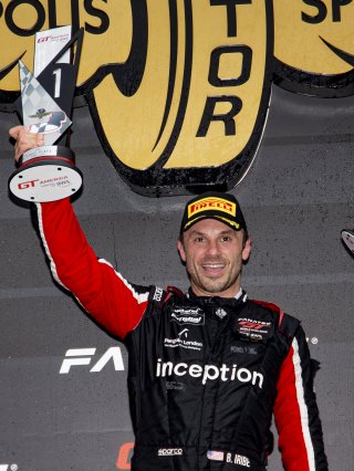 #70 McLaren 720S GT3 of Brendan Iribe, inception racing, GT America Powered by AWS, SRO3, Indianapolis Motor Speedway, Indianapolis, IN, USA, October 2021 | Brian Cleary/SRO