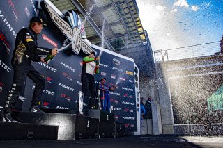 Podium, SRO America, Indianapolis Motor Speedway, Indianapolis, IN, USA, October 2021 | Brian Cleary/SRO