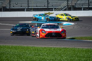 #58 Mercedes-AMG GT3 of CJ Moses, DXDT Racing, GT America Powered by AWS, SRO3, Indianapolis Motor Speedway, Indianapolis, IN, USA, October 2021 | SRO Motorsports Group