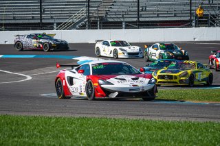 #26 McLaren 570S GT4 of Thomas Surgent, Prive Motorsports/Topp Racing, GT America Powered by AWS, GT4, Indianapolis Motor Speedway, Indianapolis, IN, October 2021. | SRO Motorsports Group