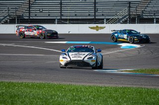 #2 Aston Martin Vantage AMR GT4 of Jason Bell, GMG Racing, GT America Powered by AWS, GT4, SRO, Indianapolis Motor Speedway, Indianapolis, IN, USA, October 2021
 | SRO Motorsports Group