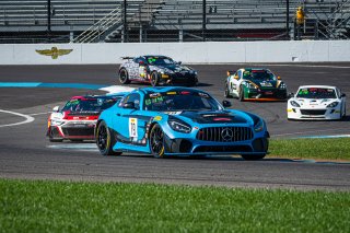 #79 Mercedes AMG GT4 of Chris Gumprecht, RENNtech Motorsports, GT America Powered by AWS, GT4, SRO, Indianapolis Motor Speedway, Indianapolis, IN, USA, October 2021
 | SRO Motorsports Group