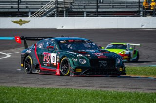 #101 Bentley Continental GT3 of Memo Gidley, TKO with Flying Lizard Motorsports, GT America Powered by AWS, SRO3, SRO, Indianapolis Motor Speedway, Indianapolis, IN, USA, October 2021
 | SRO Motorsports Group