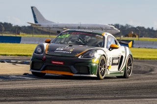 #49 Porsche Cayman GT4 of Scott Noble, NOLASPORT, GT America Powered by AWS, GT4, SRO America, Sebring International Raceway, Sebring, FL, September 2021.
 | Brian Cleary/SRO