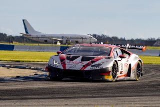 #191 Lamborghini Huracan GT3 of Jeff Burton, Rearden Racing, GT America Powered by AWS, SRO3-M, Sebring International Raceway, Sebring, FL, September 2021. | Brian Cleary/SRO