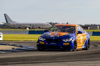 #119 BMW M4 GT4 of Sean Quinlan, Stephen Cameron Racing, GT America Powered by AWS, GT4, SRO America, Sebring International Raceway, Sebring, FL, September 2021.
 | Brian Cleary/SRO