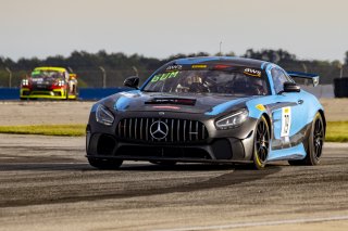 #79 Mercedes-AMG GT4 of Christopher Gumprecht and Kyle Marcelli, RENNtech Motorsports, SL, Pirelli GT4 America, SRO America, Sebring International Raceway, Sebring, FL, September 2021.
 | Brian Cleary/SRO