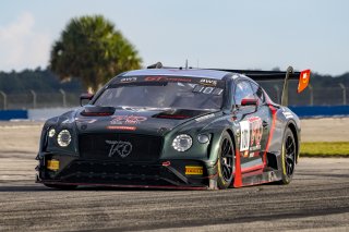 #101 Bentley Continental GT3 of Memo Gidley, TKO with Flying Lizard Motorsports, GT America Powered by AWS, SRO3, SRO America, Sebring International Raceway, Sebring, FL, September 2021.
 | Brian Cleary/SRO