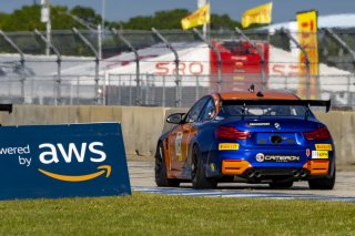 #119 BMW M4 GT4 of Sean Quinlan, Stephen Cameron Racing, GT America Powered by AWS, GT4, SRO America, Sebring International Raceway, Sebring, FL, September 2021.
 | Brian Cleary/SRO