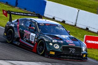 #101 Bentley Continental GT3 of Memo Gidley, TKO with Flying Lizard Motorsports, GT America Powered by AWS, SRO3, SRO America, Sebring International Raceway, Sebring, FL, September 2021.
 | Brian Cleary/SRO