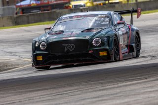 #101 Bentley Continental GT3 of Memo Gidley, TKO with Flying Lizard Motorsports, GT America Powered by AWS, SRO3, SRO America, Sebring International Raceway, Sebring, FL, September 2021.
 | Regis Lefebure/SRO