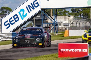 #101 Bentley Continental GT3 of Memo Gidley, TKO with Flying Lizard Motorsports, GT America Powered by AWS, SRO3, SRO America, Sebring International Raceway, Sebring, FL, September 2021.
 | SRO Motorsports Group
