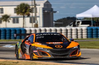#77 Acura NSX GT3 of Michael Di Meo and Matt McMurry, Compass Racing, Fanatec GT World Challenge America powered by AWS, Pro-Am, SRO America, Sebring International Raceway, Sebring, FL, September 2021.
 | Regis Lefebure/SRO