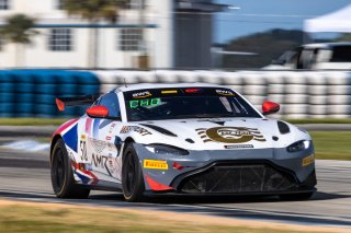 #50 Aston Martin Vantage AMR GT4 of Ross Chouest, 3R Povoledo Racing, GT America Powered by AWS, GT4, SRO America, Sebring International Raceway, Sebring, FL, September 2021.
 | Regis Lefebure/SRO