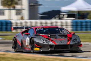 #191 Lamborghini Huracan GT3 of Jeff Burton, Rearden Racing, GT America Powered by AWS, SRO3-M, Sebring International Raceway, Sebring, FL, September 2021. | Regis Lefebure/SRO