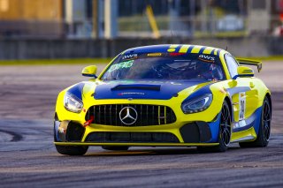 #39 Mercedes-AMG GT4 of Chris Cagnazzi, RENNtech Motorsports, GT America Powered by AWS, GT4, SRO America, Sebring International Raceway, Sebring, FL, September 2021. | Dave Green/SRO              