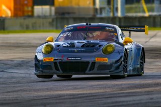 #460 Porsche 911 GT3 R (991) of Andy Wilzoch, Flying Lizard Motorsports, GT America Powered by AWS, SRO3-M, Sebring International Raceway, Sebring, FL, September 2021. | Dave Green/SRO              