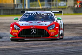 #63 Mercedes-AMG GT3 of David Askew and Ryan Dalziel, DXDT Racing, Fanatec GT World Challenge America powered by AWS, Pro-Am, SRO America, Sebring International Raceway, Sebring, FL, September 2021.
 | Dave Green/SRO              