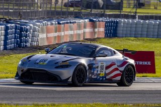 #09 Aston Martin Vantage AMR GT4 of Paul Kiebler, Automatic Racing, GT America Powered by AWS, GT4, SRO America, Sebring International Raceway, Sebring, FL, September 2021.
 | Brian Cleary/SRO