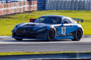 #79 Mercedes AMG GT4 of Chris Gumprecht, RENNtech Motorsports, GT America Powered by AWS, GT4, SRO America, Sebring International Raceway, Sebring, FL, September 2021.
 | Brian Cleary/SRO