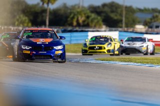 #119 BMW M4 GT4 of Sean Quinlan, Stephen Cameron Racing, GT America Powered by AWS, GT4, SRO America, Sebring International Raceway, Sebring, FL, September 2021.
 | Regis Lefebure/SRO
