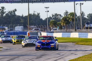 #119 BMW M4 GT4 of Sean Quinlan, Stephen Cameron Racing, GT America Powered by AWS, GT4, SRO America, Sebring International Raceway, Sebring, FL, September 2021.
 | Dave Green/SRO              