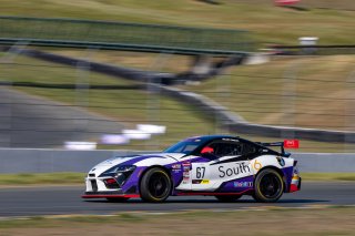 #67 Toyota Supra GT4 of Jose DaSilva, Smooge Racing, GT America Powered by AWS, GT4, SRO America, Sonoma Raceway, Sonoma, CA, April  2022.
 | @RegisLefebure.com