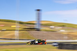 #120 Porsche 718 Cayman GT4 RS Clubsport of Adam Adelson, Premier Racing, GT America Powered by AWS, GT4, SRO America, Sonoma Raceway, Sonoma, CA, April  2022.
 | @RegisLefebure.com