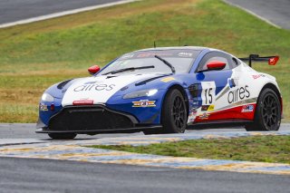 #15 Aston Martin Vantage AMR GT4 of Bryan Putt, BSport Racing, GT America Powered by AWS, GT4, SRO America, Sonoma Raceway, Sonoma, CA, April  2022.
 | Brian Cleary/SRO