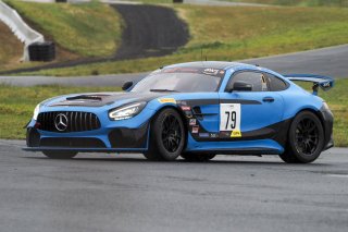 #79 Mercedes-AMG GT4 of Chris Gumprecht, RENNtech Motorsports, GT America Powered by AWS, GT4, SRO America, Sonoma Raceway, Sonoma, CA, April  2022.
 | Brian Cleary/SRO