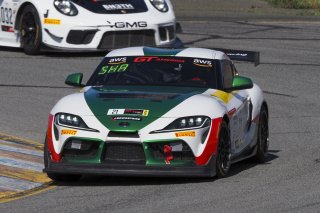 #21 Toyota GR Supra GT4 of Nick Shanny, Accelerating Performance, GT America Powered by AWS, GT4, SRO America, Sonoma Raceway, Sonoma, CA, April  2022.
 | Brian Cleary/SRO