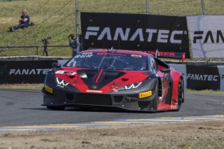 #191 Lamborghini Huracan GT3 of Jeff Burton, Zelus Motorsports, GT America Powered by AWS, SRO3, SRO America, Sonoma Raceway, Sonoma, CA, April  2022.
 | Brian Cleary/SRO