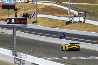 #70 Callaway Corvette C7 GT3 of Mirco Shultis, Mishumotors, GT America Powered by AWS, SRO3, SRO America, Sonoma Raceway, Sonoma, CA, April  2022.
 | RegisLefebure/SRO