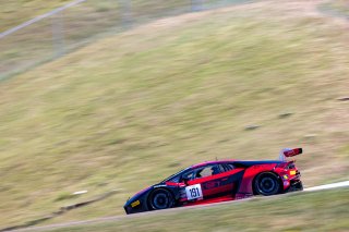 #191 Lamborghini Huracan GT3 of Jeff Burton, Zelus Motorsports, GT America Powered by AWS, SRO3, SRO America, Sonoma Raceway, Sonoma, CA, April  2022.
 | Regis Lefebure/SRO