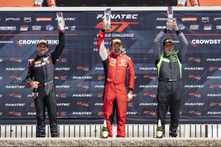 #50 Aston Martin Vantage GT4 of Ross Chouest, Chouest Povoledo Racing, GT America Powered by AWS, GT4, SRO America, Sonoma Raceway, Sonoma, CA, April  2022.
 | Brian Cleary/SRO