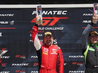 #50 Aston Martin Vantage AMR GT4 of Ross Chouest and Aaron Povoledo, Chouest Povoledo racing, GT4 America, Pro-Am, SRO America, Sonoma Raceway, Sonoma, CA, April  2022.
 | SRO Motorsports Group