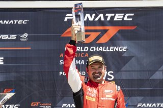 #50 Aston Martin Vantage GT4 of Ross Chouest, Chouest Povoledo Racing, GT America Powered by AWS, GT4, SRO America, Sonoma Raceway, Sonoma, CA, April  2022.
 | Brian Cleary/SRO