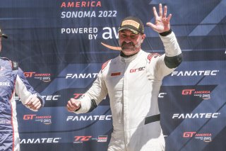 #27 Audi R8 LMS of Jason Daskalos, Daskolas Motorsports, GT America Powered by AWS, SRO3, SRO America, Sonoma Raceway, Sonoma, CA, April  2022.
 | Brian Cleary/SRO