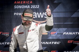 #27 Audi R8 LMS of Jason Daskalos, Daskolas Motorsports, GT America Powered by AWS, SRO3, SRO America, Sonoma Raceway, Sonoma, CA, April  2022.
 | Brian Cleary/SRO