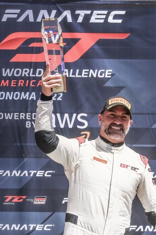 #27 Audi R8 LMS of Jason Daskalos, Daskolas Motorsports, GT America Powered by AWS, SRO3, SRO America, Sonoma Raceway, Sonoma, CA, April  2022.
 | Brian Cleary/SRO