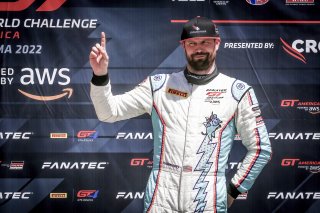 #88 Lamborghini Huracan GT3 of Jason Harward, Zelus Motorsports, GT America Powered by AWS, SRO3, SRO America, Sonoma Raceway, Sonoma, CA, April  2022.
 | Brian Cleary/SRO