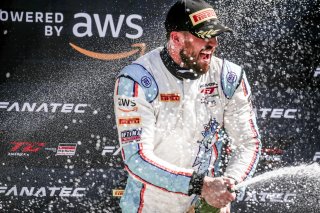 #88 Lamborghini Huracan GT3 of Jason Harward, Zelus Motorsports, GT America Powered by AWS, SRO3, SRO America, Sonoma Raceway, Sonoma, CA, April  2022.
 | Brian Cleary/SRO