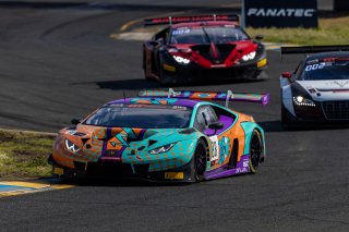 #88 Lamborghini Huracan GT3 of Jason Harward, Zelus Motorsports, GT America Powered by AWS, SRO3, SRO America, Sonoma Raceway, Sonoma, CA, April  2022.
 | RegisLefebure/SRO