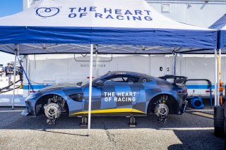 #25 Aston Martin Vantage GT4 of Gray Newell, Heart of Racing Team, GT America Powered by AWS, GT4, SRO America, GT America, Grand Prix of St. Petersburg, St. Petersburg, FL, February 2022.
 | Brian Cleary/SRO
