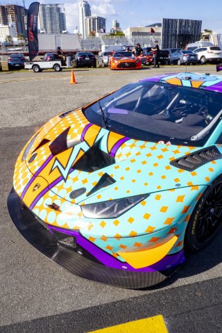 #88 Lamborghini Huracan GT3 of Jason Harward, Zelus Motorsports, GT America Powered by AWS, SRO3, SRO America, GT America, Grand Prix of St. Petersburg, St. Petersburg, FL, February 2022.
 | Brian Cleary/SRO