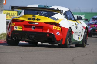 #21 Toyota GR Supra GT4 of Nick Shanny, Accelerating Performance, GT America Powered by AWS, GT4, SRO America, GT America, Grand Prix of St. Petersburg, St. Petersburg, FL, February 2022.
 | Brian Cleary/SRO