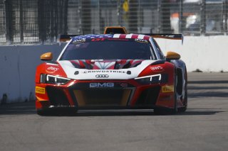 #58 Audi R8 LMS GT2 of CJ Moses, GMG Racing, GT America Powered by AWS, GT2, SRO America, GT America, Grand Prix of St. Petersburg, St. Petersburg, FL, February 2022.
 | Brian Cleary/SRO
