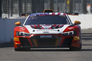 #58 Audi R8 LMS GT2 of CJ Moses, GMG Racing, GT America Powered by AWS, GT2, SRO America, GT America, Grand Prix of St. Petersburg, St. Petersburg, FL, February 2022.
 | Brian Cleary/SRO