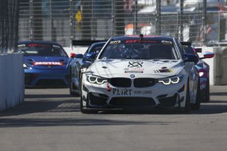 #28 BMW M4 GT4 of Rick Uhler, SRQ Motorsports, GT America Powered by AWS, GT4, SRO America, GT America, Grand Prix of St. Petersburg, St. Petersburg, FL, February 2022.
 | Brian Cleary/SRO